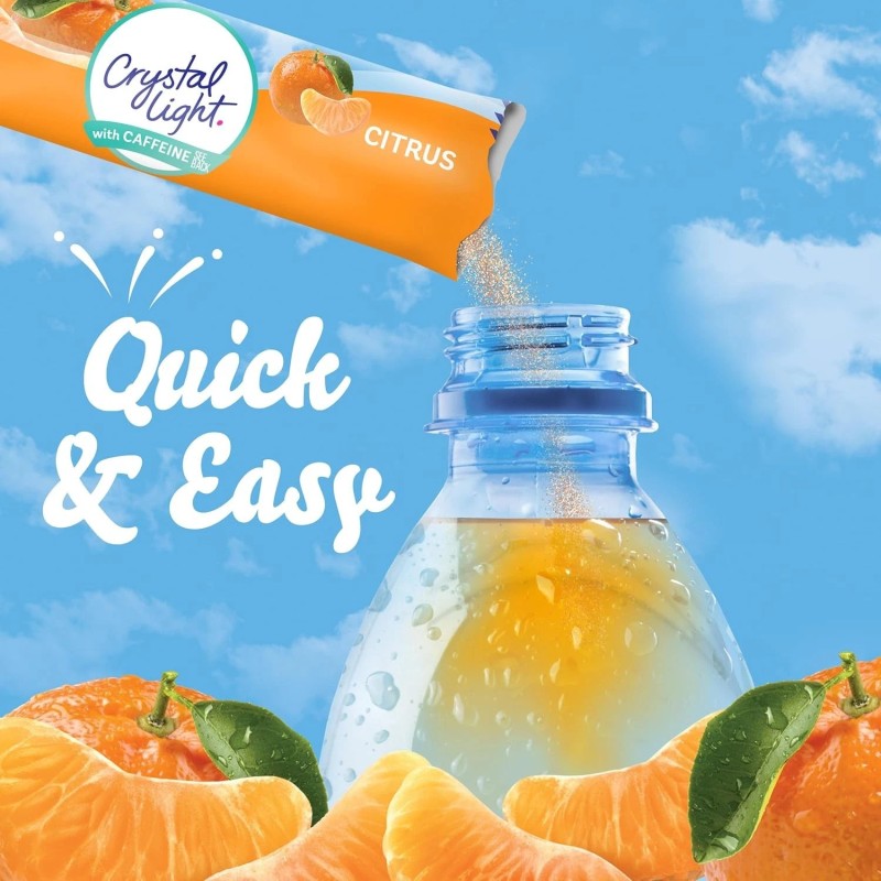 Crystal Light Sugar-Free Energy Citrus On-The-Go Powdered Drink Mix 10