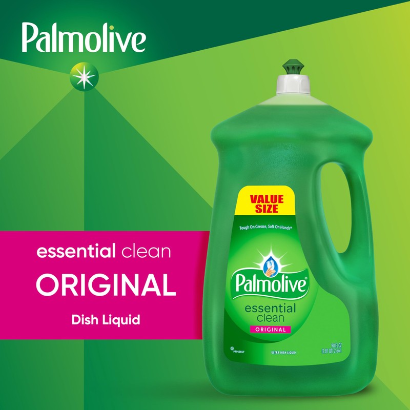 Palmolive Dishwashing Liquid Dish Soap Refill, Essential Clean, Original -