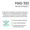 Glicinato de Magnesio 120 cápsulas con 100 mg de Magnesium