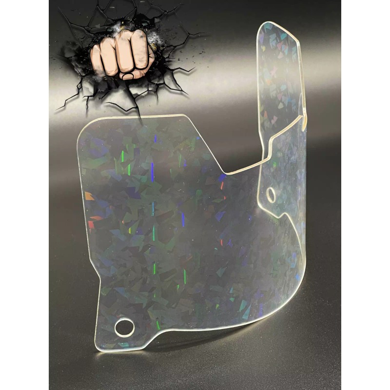 Custom Visors Cracked Ice Full Size Helmet Visor (Display Only)