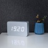 Gingko Brick LED Click Clock Alarm Clock with Sound Activation