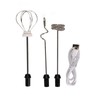 Rechargeable Milk Frother 304 Stainless Steel Handheld Foam Maker Cordless