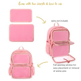 STEAMEDBUN Ita Bag Backpack with insert Pin Display Backpack for School Anime Cosplay