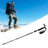 Trekking Pole Hiking Walking Stick 5 Fold Curved Handle Ultra