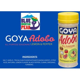 GOYA Adobo All Purpose Seasoning with Lemon and Pepper 467g | Pack of 1 | All Purpose Seasoning | Adobo with Lemon & Pepper | Perfect Blend | Premium Quality.