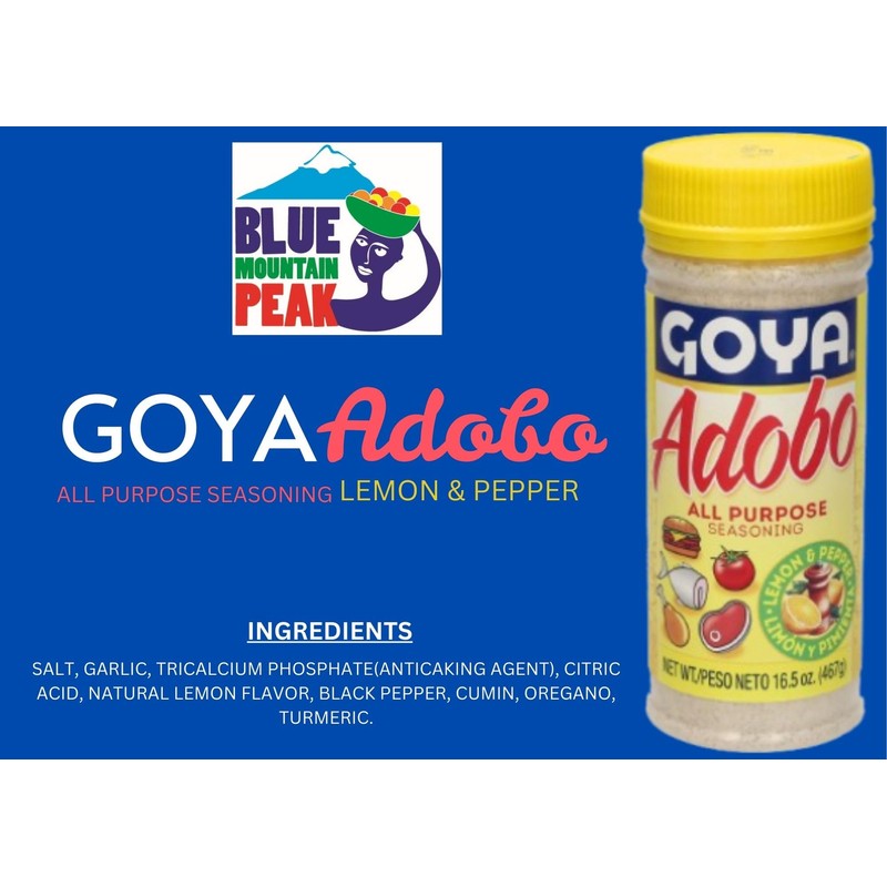 GOYA Adobo All Purpose Seasoning with Lemon and Pepper 467g