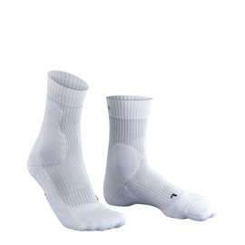 FALKE Herren Tennissocken TE2 M SO Baumwolle Funktionsmaterial antiblasen 1 Paar, Weiß (White 2000), 44-45