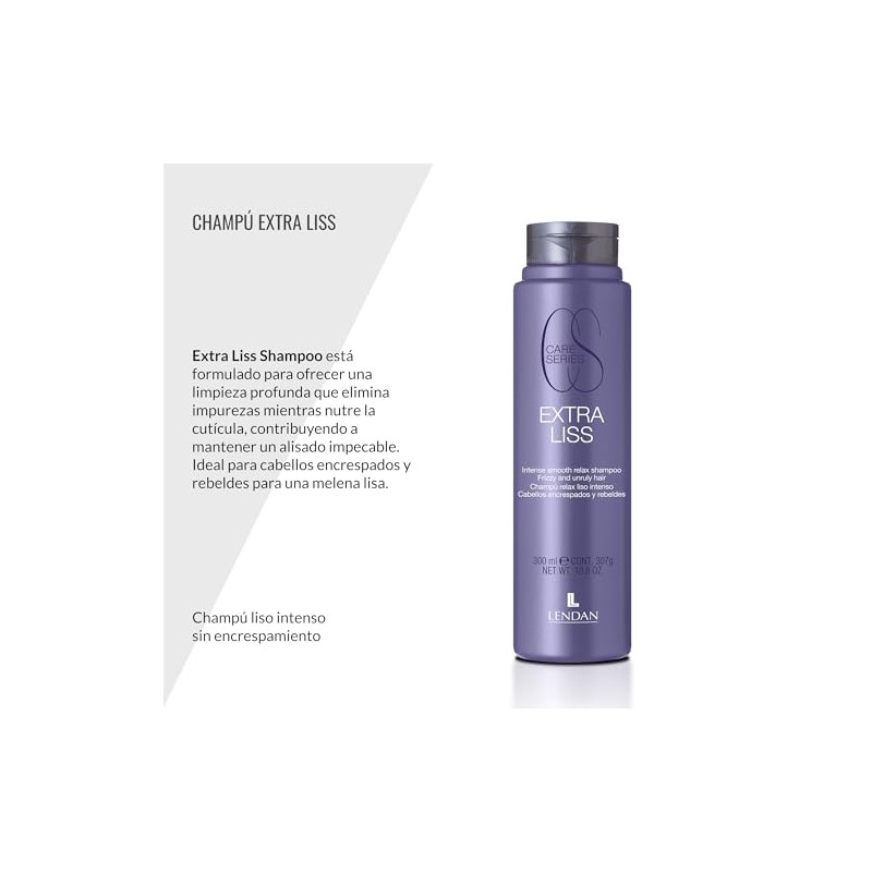 Lendan Extra Liss Intense Smooth Relax Shampoo, 10.8 Ounce/300ml