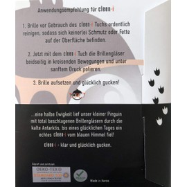 cleen-i Anti-fog cloth, dry microfibre cloth, cleaning cloth for glasses, glasses cleaning cloth, anti-fog, REACH and Oeko-Tex 100 certified.