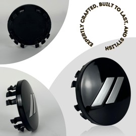 63mm/2.5 inches Slash Wheel Center Cap Covers HubCap Emblem Badge Trim Compatible with Dodge Charger Challenger Durango Hornet Dart R/T SRT Magnum Nitro Journey Caliber