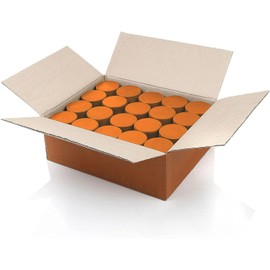 TronX Heavyweight Orange Training Hockey Pucks Case of 50, 10oz Ice Hockey Pucks with High-Density Rubber, Diamond-Textured, Strength & Stickhandling - 3" Diameter, Shooting & Passing Drills