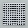 Black Hearts Blotter Art Psychedelic Art Gift Acid Art 100