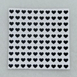 Black Hearts Blotter Art Psychedelic Art Gift Acid Art 100 Tab Sheet