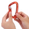 25KN Safety Lock D Buckle Outdoor Rock Climbing Rescue Carabiner