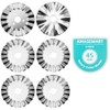 AMASEWART 6 Pack 45mm Pinking Rotary Cutter Blades, Wave Rotary