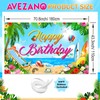 Avezano Summer Beach Birthday Party Decorations Summer Birthday Party Banner