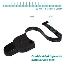 Cinta métrica corporal, Body Measuring Tape (Black), 1
