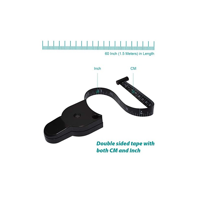 Cinta métrica corporal, Body Measuring Tape (Black), 1
