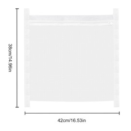2pcs Shoe Washing Machine Bag, 15 * 16.5inch Mesh Laundry Bags, Accessories for Shoe Dryers for Sneakers, Shoes Dryer Rack Inside Dryer (white bags)