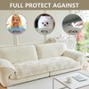 Jecpuo Washable Pet Couch Cover Protector for Sectional Sofa Armrest