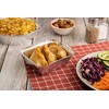 Miamex 25 x Disposable Aluminium Trays with Lids for Transporting