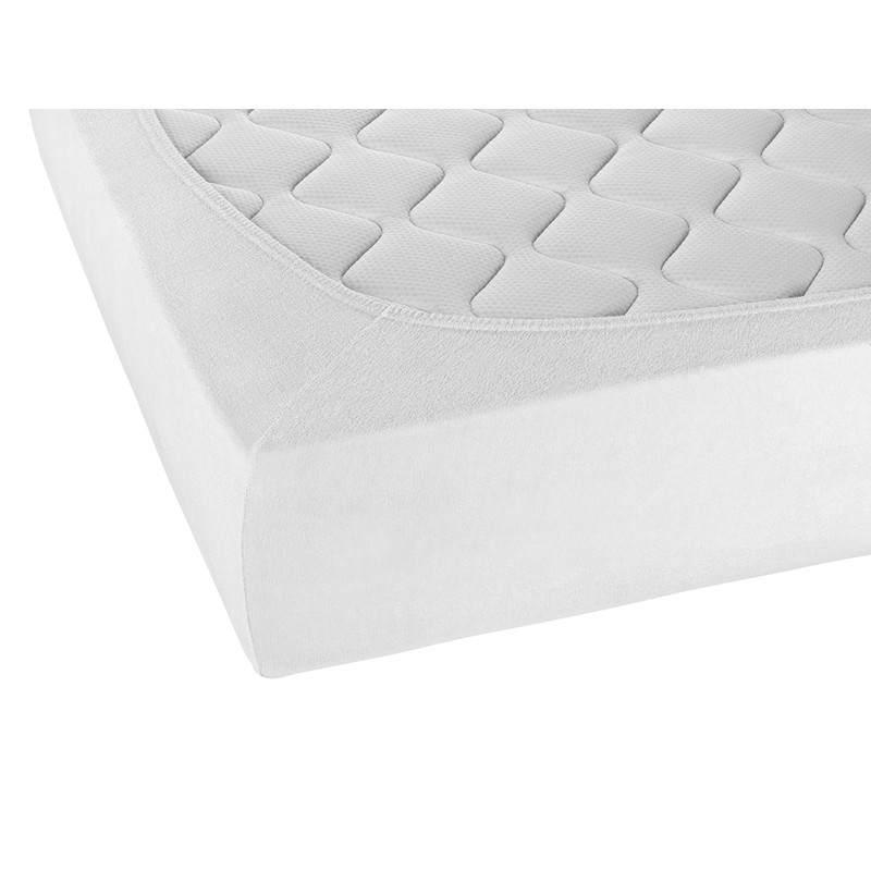 biberna 0012344 Stretch Fitted Sheet Terry (Mattress Height Max. 22