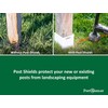 Post Shields Post Protector - This Protects Your Mailbox, Deck