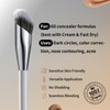 ALBEAUT Albeaut Concealer Brush, Angled Under Eye Makeup Small Foundation