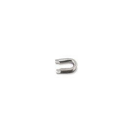 AFW Stainless Steel Thimbles, Size 0, U-Shape, .079 in / 2.0 mm Cable Diameter max, Bright, 10 pc