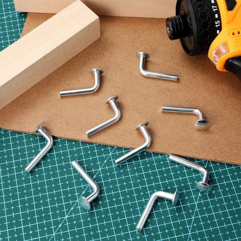 FUNOMOCYA 100Pcs Heavy Duty Pallet Rack Drop Pin Safety for