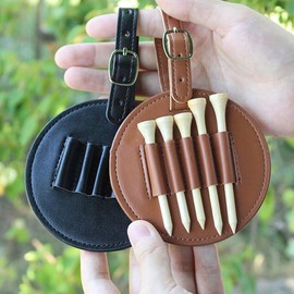 Yardwe Golf Teg Sets Golf Accessories Golfs Tee Organizer Golfing Tees Holder Tee Holder Golfing Tees Containers Hanging Golfs Tee Carrier Man Leather Training Equipment Goalkeeper, 5536011GHQS8H2