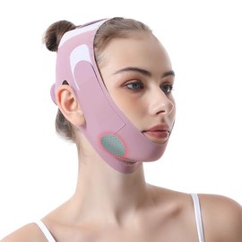 Cinturón de Estiramiento Facial, Banda de Grafeno para Lifting Facial, Cinturón En Forma de V para Levantamiento de Dominadas Y Contorno Facial (Morad