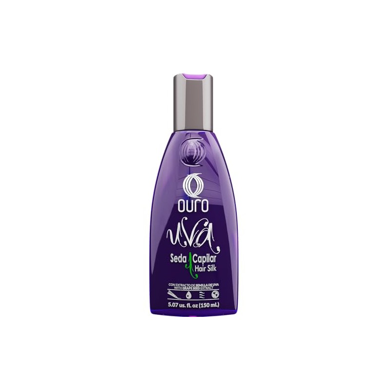 OURO Seda Capilar UVA, Tratamiento Termoprotector con Antioxidantes para Cabello,