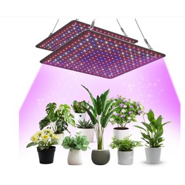 Grow Light for Seed Starting Vegetables Bloom, Dimmable Plant Lights with Automatic Drip Irrigation Kits for Indoor Plants Full Spectrum for 3x3/2x2 Grow Tent