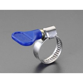 エスコ 25-40mm手締めホースクランプ(ステンレス製/2個) EA463HB-49