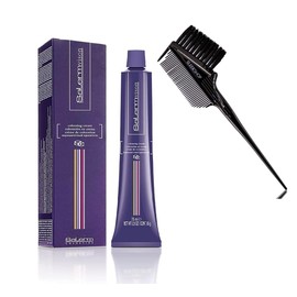 𝐒𝐚𝐥𝐞𝐫m Cosmetics VISION 𝐒𝐚𝐥𝐞𝐫mvision Permanent Cream Hair Color Dye (w/SLEEKSHOP 3-in-1 Brush/Comb) Haircolor Creme, Gray Coverage in 30 minutes (9,31 Extra Light Blond Beige)