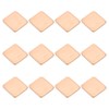 PATIKIL Copper Heatsink Pad Shims, 12 Pcs 15x15x1.8mm Copper Pad