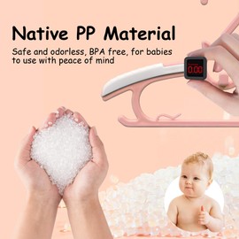 Baby Hangers for Nursery Closet, Infant Hangers Extendable and Non-Slip for Newborn Toddler Kids Clothes,11"-14.6" Adjustable Children Coat Pant Hanger for Girl and Boy Nursery Must Have (40pcs Pink)