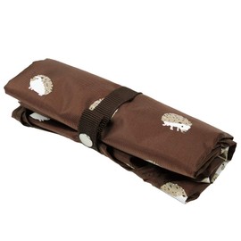 Hamamonyo Eco Tote Large Kazumi Hedgehog Cha, Braun