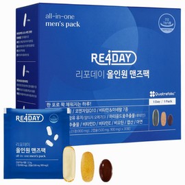 Lipoday all-in-one men's pack, 22 types of multivitamins for men, 1 packet per day, 69g, 1 pack / 리포데이 올인원 맨즈팩 남성용 22종 종합비타민 1일1포 한포영양제, 69g, 1개