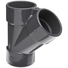 Spears 875 Series PVC Pipe Fitting, Wye, Schedule 80, 2"