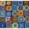 Escanver 80 Piezas Azulejo Talavera 10cm Diferentes Colores Confeti