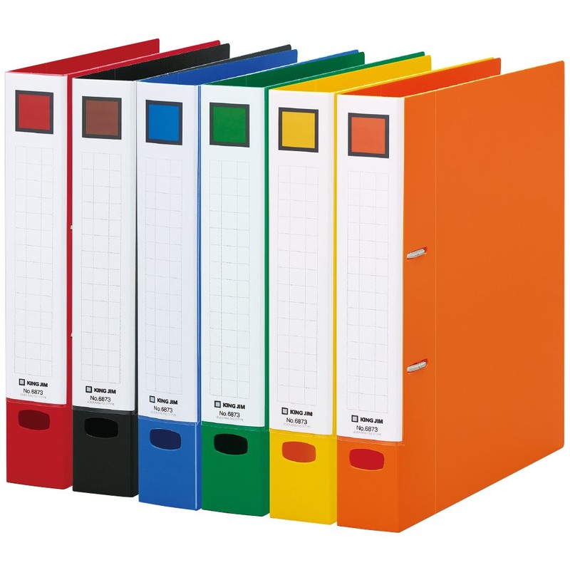 King Jim 6873 Lever Ring File, A4, Suitable Storage: 350