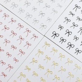 Raon Fine Ribbon Nail Sticker Gel DIY Art Supplies 3-Piece Set / 리본 네일스티커 젤 셀프 아트재료 3종