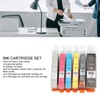 Printer Ink Cartridge Set No Fading Accurate Ink Cartridge Replacement