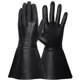 Tough Gloves Enforcer Unlined Leather Gauntlet, TD650HP Black Size 7