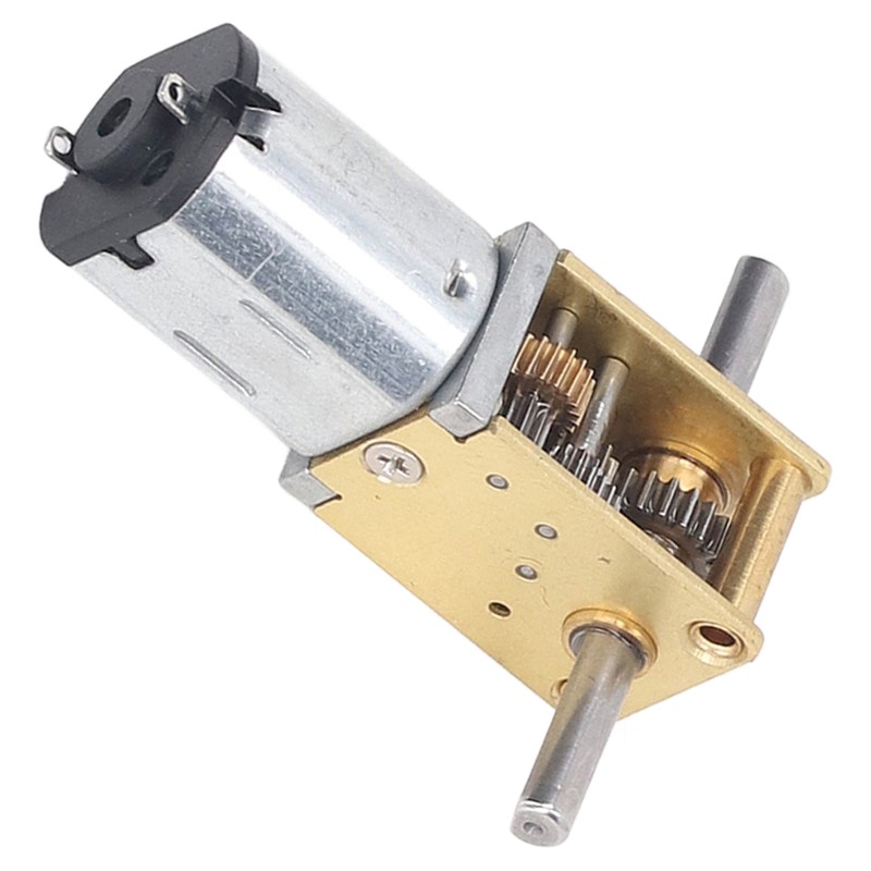 Double Shaft Worm Gear Motor DC12V 381RPM Micro DC Gear