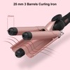 DAN Technology 3 Barrel Curling Iron Hair Crimper for Women,