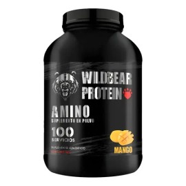 Aminoácidos Wild Bear en Polvo con Sabor Mango de 1 kg                                                                                                