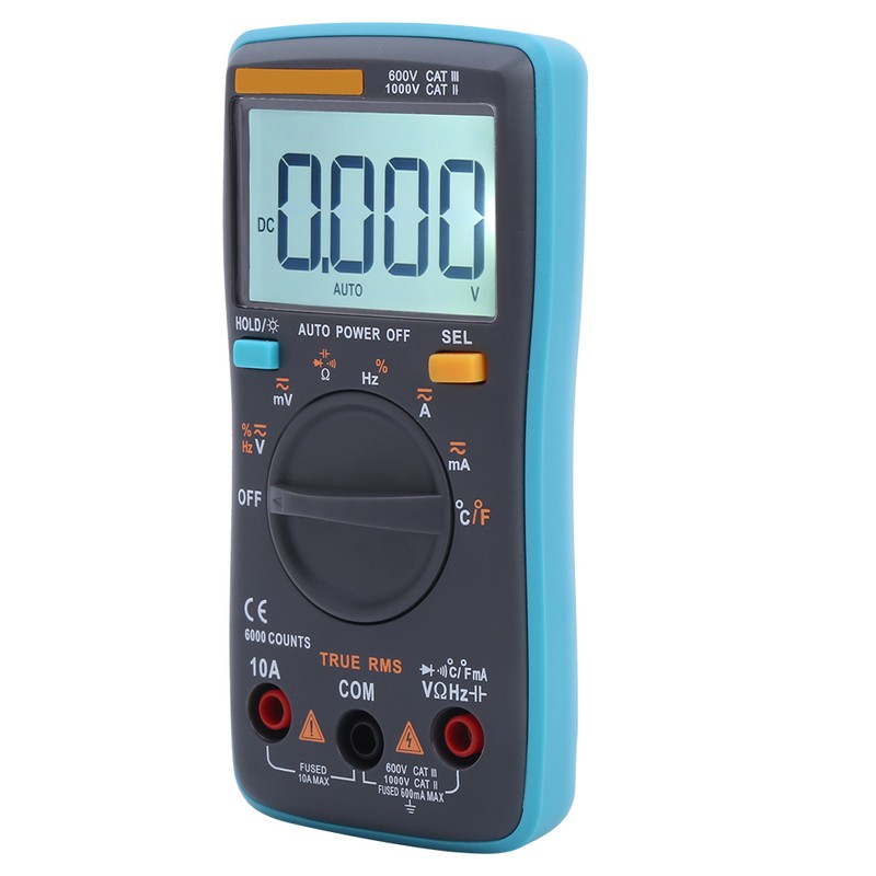 ZT102 Digital Multimeter AC DC Voltmeter Diode Current Capacitance Tester
